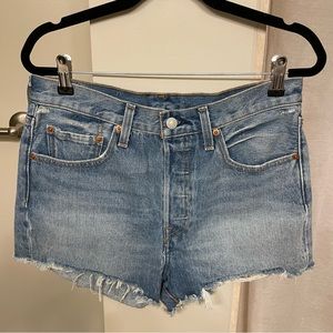 Levi’s 501 Denim Cutoff Shorts, Medium Wash